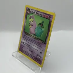 Pokemon Card Dark Slowbro 12/82 Holo Rare Team Rocket Set WOTC Played CREASED - Image 3