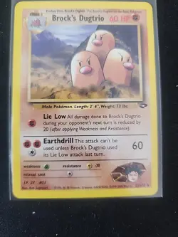 Pokemon Card Brock's Dugtrio 22/132 Gym Challenge Rare - Image 3