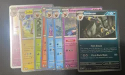 Prismatic Evolutions Costco Promo Cosmo Holo All 8 Eveelutions (8 Cards Total) - Image 3
