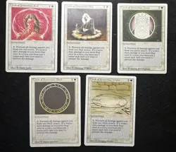 Magic the Gathering Revised Complete Circle of Protection Set MTG (Lot of 5) - Image 1