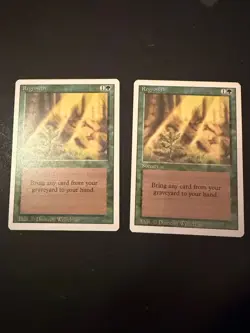 2 NP GEM/MINT!! MTG Regrowths Third EDITION! - Image 1