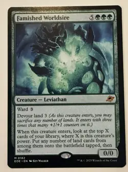 Magic ~ Famished Worldsire #182 ~ Edge of Eternities ~ Non-Foil - Image 1