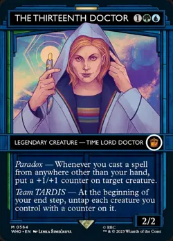 [1x] The Thirteenth Doctor - Foil - Showcase Near Mint, English Doctor Who Extra - Image 1