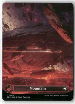 Mountain (0265) (Borderless) Edge of Eternities Regular - Image 1