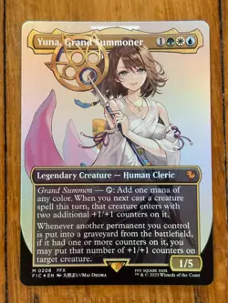 Yuna, Grand Summoner - Final Fantasy - MTG - FOIL - 0208 - Image 1