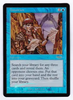 Intuition (foil) – MtG – Judge promo – NM - Image 1