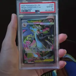 Pokemon Mega Charizard X ex Ultra Rare Holo Phantasmal Flames 109/094 PSA 10 20… - Image 1