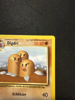 Pokemon TCG Dugtrio (Digdri) Base Set 19/102 1st Edition Rare GERMAN - Image 3