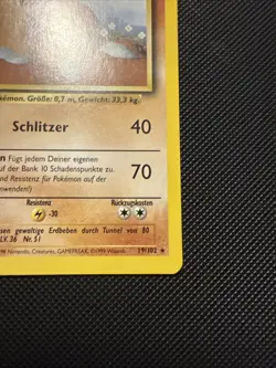 Pokemon TCG Dugtrio (Digdri) Base Set 19/102 1st Edition Rare GERMAN - Image 4