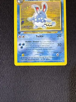 Azumarill 2/111 Holo Rare – Neo Genesis 1st Edition WOTC Pokemon - Image 3