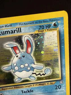Azumarill 2/111 Holo Rare – Neo Genesis 1st Edition WOTC Pokemon - Image 4