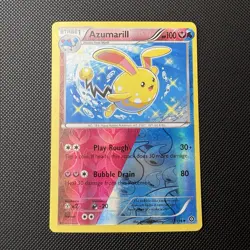 Azumarill - Uncommon - Reverse Holo - Pokemon TCG - XY Steam Siege - 77/114 -NM - Image 1