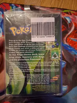 Pokemon Gym Challenge Koga Theme Deck SEALED English 2000 - Image 2