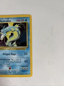 Pokemon Base Set Gyarados Holo – Lightly Played LP – Original Vintage 6/102 WOTC - Image 2