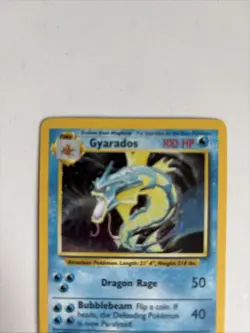 Pokemon Base Set Gyarados Holo – Lightly Played LP – Original Vintage 6/102 WOTC - Image 3