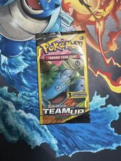 Pokemon TCG Sun & Moon Team Up Mini Booster Pack Venusaur & Celibi Sealed 7.56G - Image 5