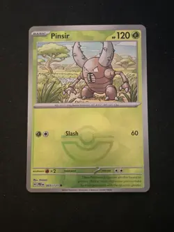 Pokemon - Pinsir (Poke Ball Reverse Holo) 003/131 Prismatic Evolutions MINT - Image 1
