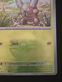 Pokemon - Pinsir (Poke Ball Reverse Holo) 003/131 Prismatic Evolutions MINT - Image 5