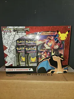 Pokemon Celebrations Lances Charizard V Box - Factory Sealed - Image 1