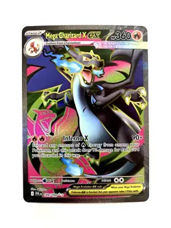 Mega Charizard X ex 109/094 Phantasmal Flames Ultra Rare Full Art Pokemon TCG NM - Image 1