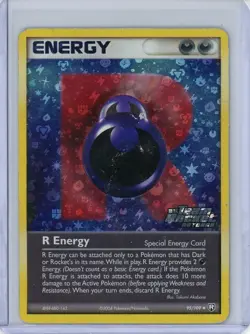 R Energy Pokemon 2004 EX Team Rocket Returns Stamped Reverse Holo 95/109 HP - Image 1