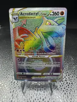 Pokemon - Aerodactyl VSTAR - Lost Origin 199/196 - Secret/Rainbow Rare NM - Image 1
