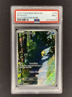 Psyduck #175/165 - 2023 Pokemon Sv: MEW EN 151 Illustration Rare - PSA 9 Mint - Image 1