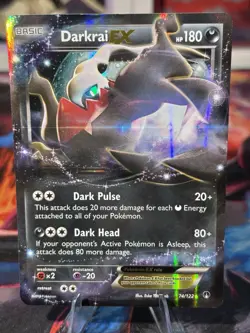 Pokemon 2016 XY Breakpoint Darkrai EX 74/122 Holo Rare LP - Image 1