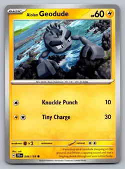 Pokemon TCG SV09: Journey Together Alolan Geodude 044/159 - Image 1
