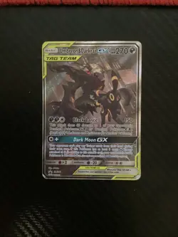 Pokemon Umbreon & Darkrai GX SM241 Sun & Moon Promos Moderately Played - Image 1