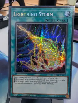 YuGiOh! Lightning Storm MP22-EN253 Secret Rare 1st Ed - Image 1