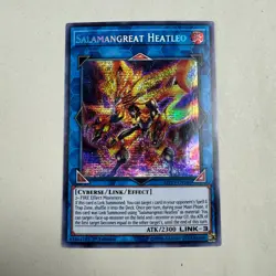 Yu-Gi-Oh! Salamangreat Heatleo MP19-EN186 Secret Rare 1st Ed EN - Image 1