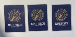 One Piece Cards- Charlotte Pudding, Jewelry Bonney, Ace & Sabo & Luffy - Image 2
