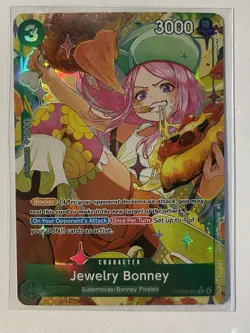 One Piece Cards- Charlotte Pudding, Jewelry Bonney, Ace & Sabo & Luffy - Image 3