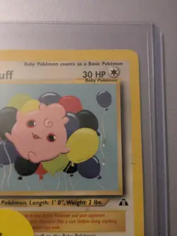 Igglybuff 40/75 Neo Discovery Unlimited 2001 Pokemon Card Uncommon - Image 4
