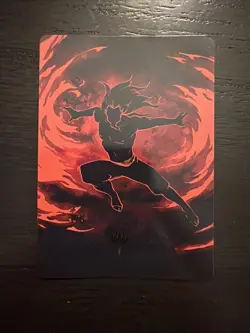 Ozai, the Phoenix King Art Card 39 - Gold-Stamped Planeswalker Symbol - Art Ser - Image 2