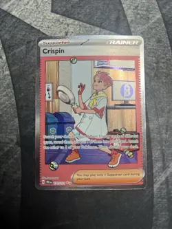 Pokemon TCG Crispin Trainer Prismatic Evolutions Card 171/131 - Image 1