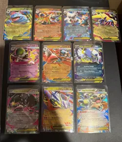 Pokemon TCG - Mega Evolution ex Double Rare - Complete EX Set - 10 Card Lot - Image 1