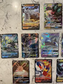 Full Art Pokemon Card Lot of 19 With Shining Legends Cases NM/M - Image 2