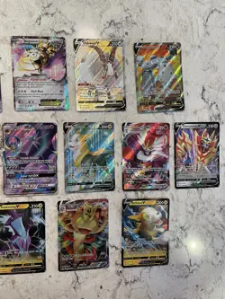Full Art Pokemon Card Lot of 19 With Shining Legends Cases NM/M - Image 3