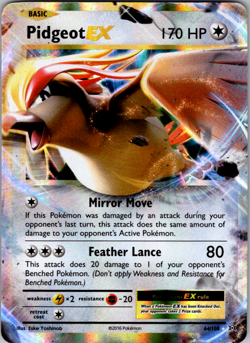Pidgeot EX - 64/108 - Pokemon Evolutions XY Ultra Rare Card VLP - Image 1