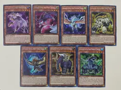 Yugioh Advanced Crystal Beast 7 Cards Sapphire Pegasus Secret Rare - Free Holo - Image 1