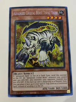 Yugioh Advanced Crystal Beast 7 Cards Sapphire Pegasus Secret Rare - Free Holo - Image 5