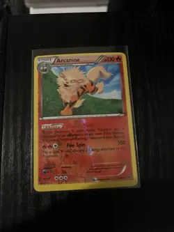 Pokemon MISPRINT ERROR CARD RARE TCG Arcanine Next Destinities 12/99 2011 Card - Image 5