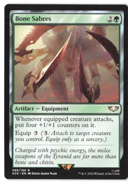 Bone Sabres 88 MTG 40K NM - Image 1