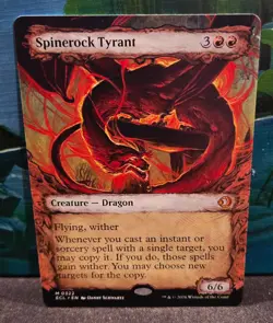 magic the gathering - Spinerock Tyrant - Creature - Dragon - Mythic - Flying - Image 1