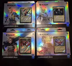 -Set of 4- Commander Decks FINAL FANTASY FIN MTG - Image 1
