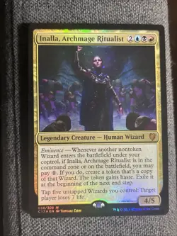 Inalla, Archmage Ritualist #38 (Foil) MP Commander 2017 C17 Magic: The Gathering - Image 1