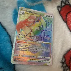 Pokemon TCG Lugia VSTAR Silver Tempest 202/195 Rainbow - Image 4