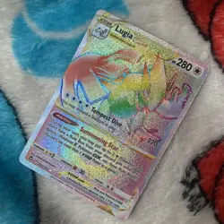 Pokemon TCG Lugia VSTAR Silver Tempest 202/195 Rainbow - Image 5